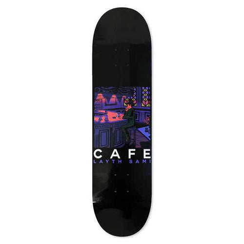Skateboard Cafe Skateboard Cafe Barfly Skateboard Black | 8.5" Decks | The Vines