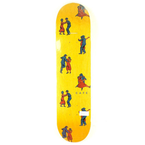 Skateboard Cafe Skateboard Cafe Dance All Over Deck Yellow | 8.25" Decks | The Vines